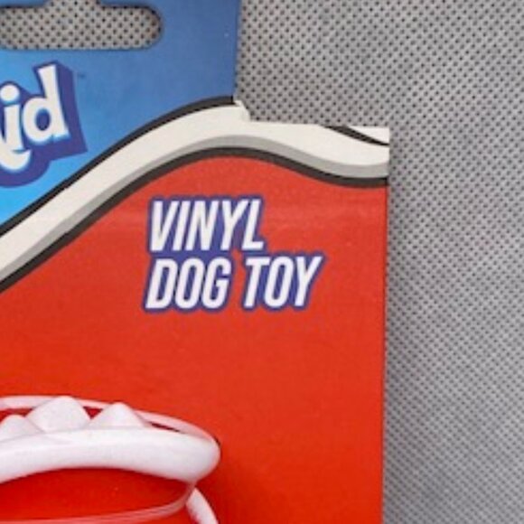 Vinyl Dog Toy "Kool-Aid "(Squeaker Inside) Red - Picture 3 of 6